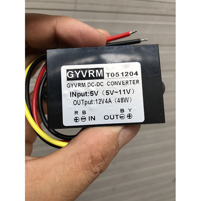 Bộ chuyển đổi nguồn từ 5V lên 12v