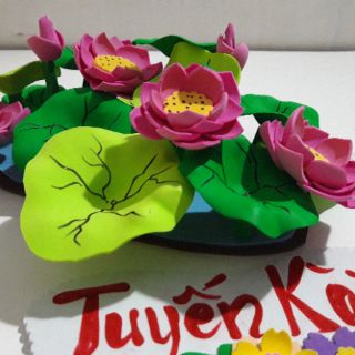 Hoa sen _ Đồ chơi tự làm mầm non