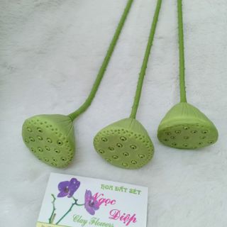 3c GƯƠNG SEN làm bằng ĐẤT SÉT (60CM)