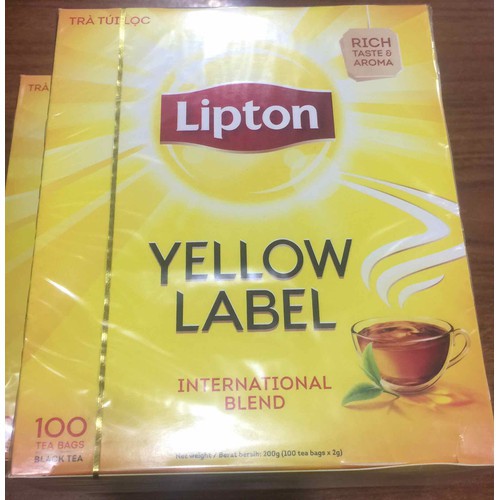 TRÀ TÚI LỌC LIPTON 100 GÓI