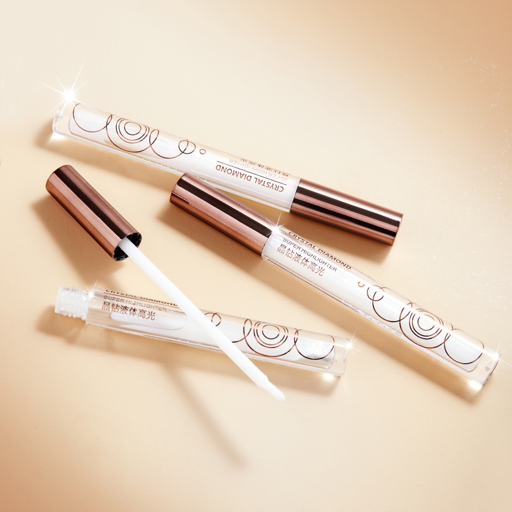 Thỏi Kem Bắt Sáng GECOMO Dạng Lỏng Màu Kim Cương Lấp Lánh