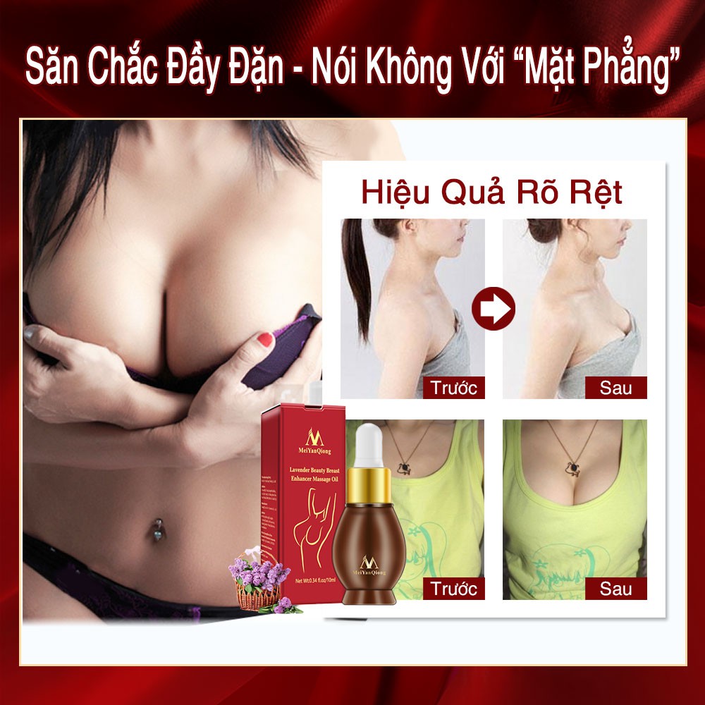 MeiYanQiong Tinh Dầu Tăng Ngực Làm Săn Chắc & Tăng Kích Thước Và Làm Căng Vòng 1 Chống Chảy Xệ 20g (Có Che Tên)