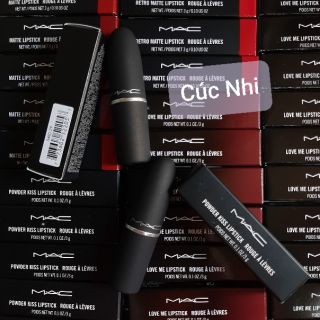 SON THỎI MAC POWDER KISS - MATTE CÁC DÒNG