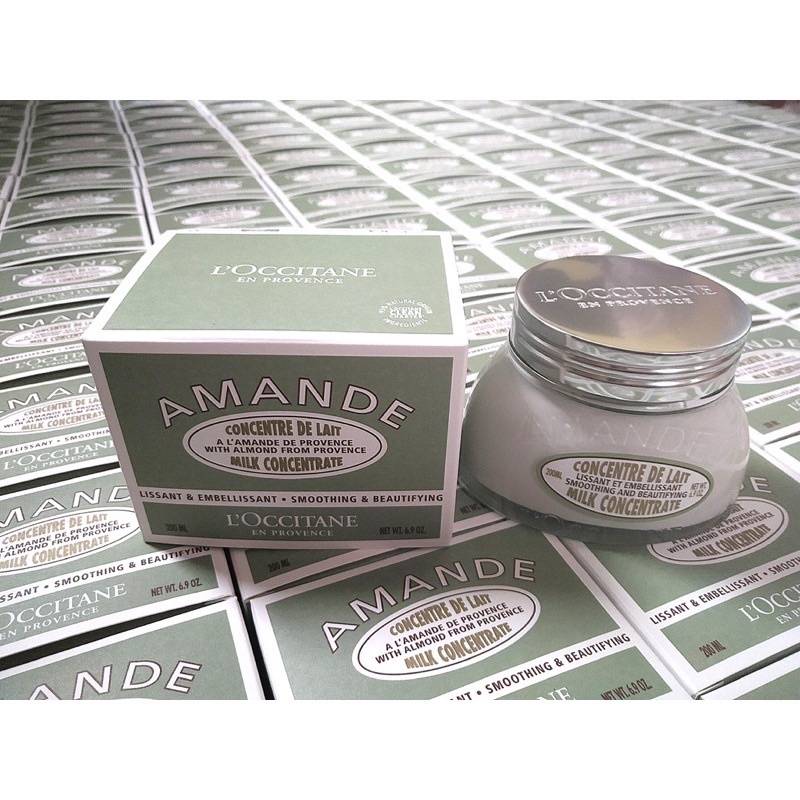 Kem dưỡng thể Loccitane hạnh nhân giúp săn chắc da - L'Occitane Almond Milk Concentrate cao cấp -
