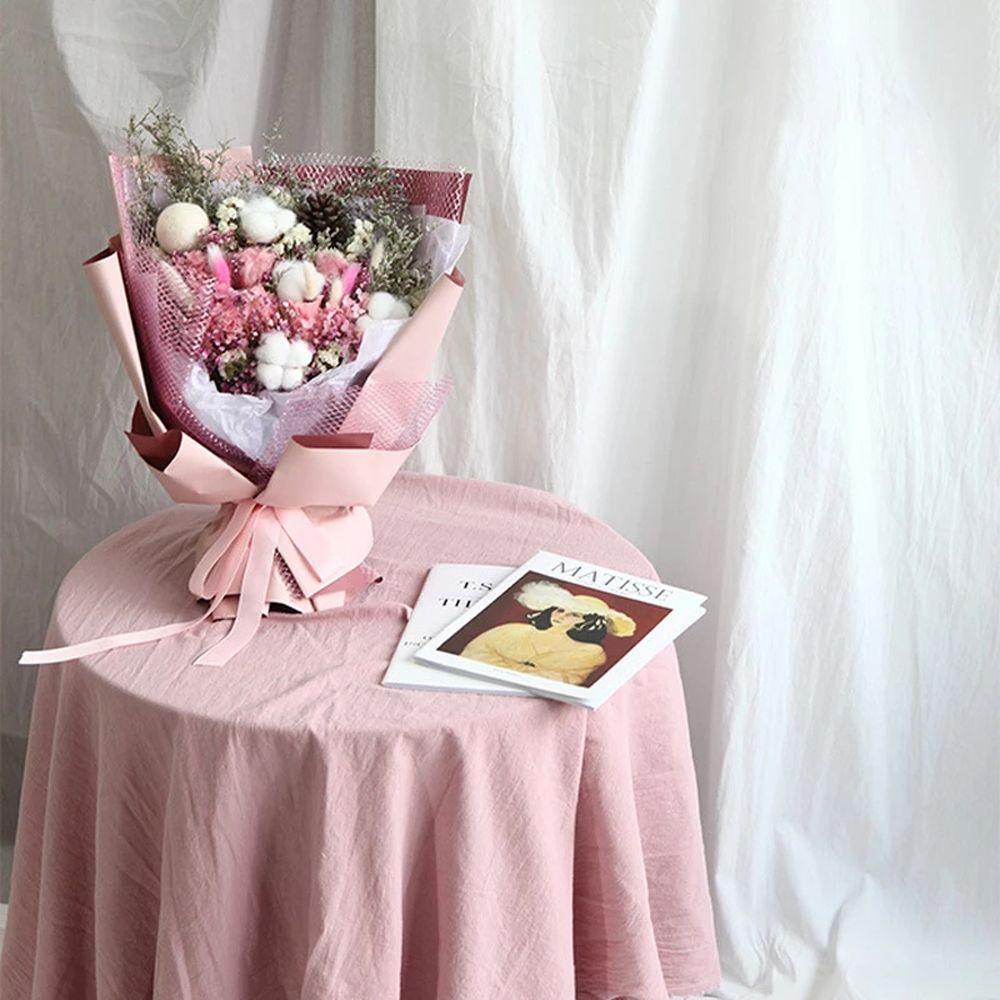 Phông Nền Chụp Ảnh Bằng Vải Cotton Lanh Màu Trắng Xám