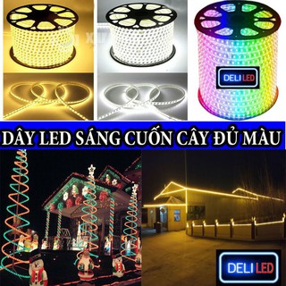 Dây Led Trang Trí Hai Hàng Nhà Hàng, Quán Cà Phê