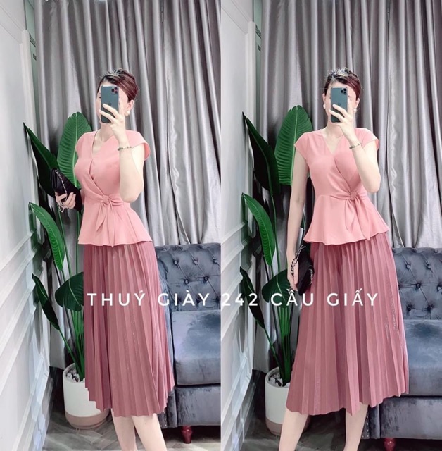 BÁN SỈ CHÂN VÁY DẬP LY KÈM ĐAI CHO NỮ | BigBuy360 - bigbuy360.vn