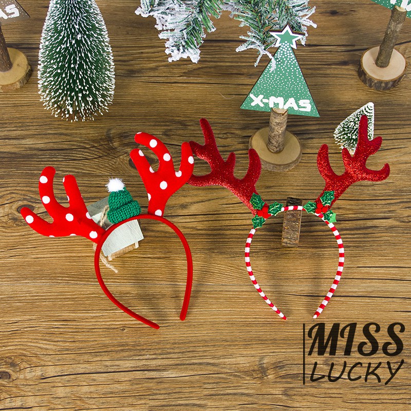 Cài tóc phong cách giáng sinh dễ thương cho trẻ