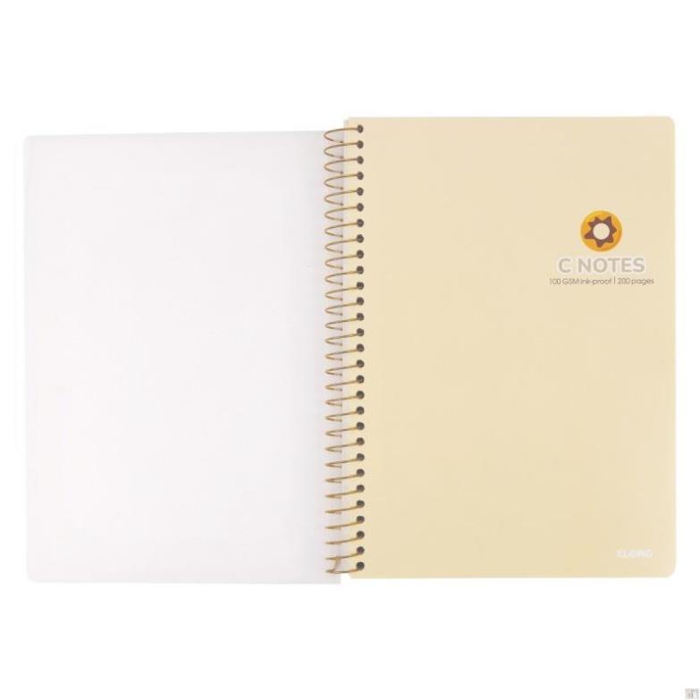 Vở lò xo đơn B5 C Notes (6x6)mm - 200 trang; Klong MS: 588 .