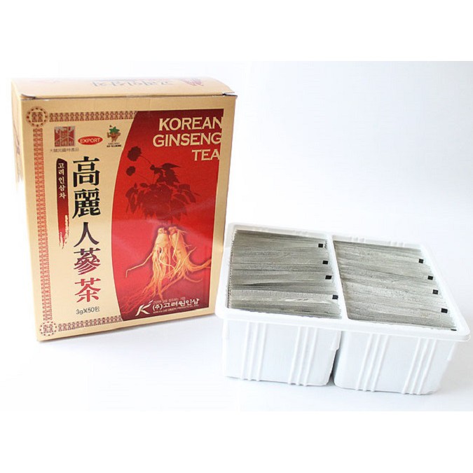 Hộp trà nhân sâm Korean Ginseng Tea 50 gói x 3g | BigBuy360 - bigbuy360.vn