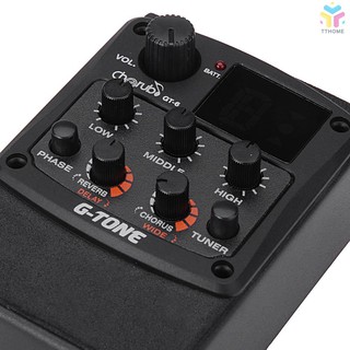 Máy cân bằng màn hình lcd 3 băng tần g-tone gt-6 cho đàn guitar