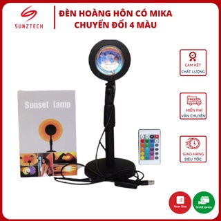 Đèn hoàng hôn rose 𝐂𝐎́ 𝐌𝐈𝐊𝐀 𝐂𝐇𝐔𝐘𝐄̂̉𝐍 Đ𝐎̂̉𝐈 𝟒 𝐌𝐀̀𝐔 đèn led trang trí hót tik tok cho hình ảnh đẹp như mơ