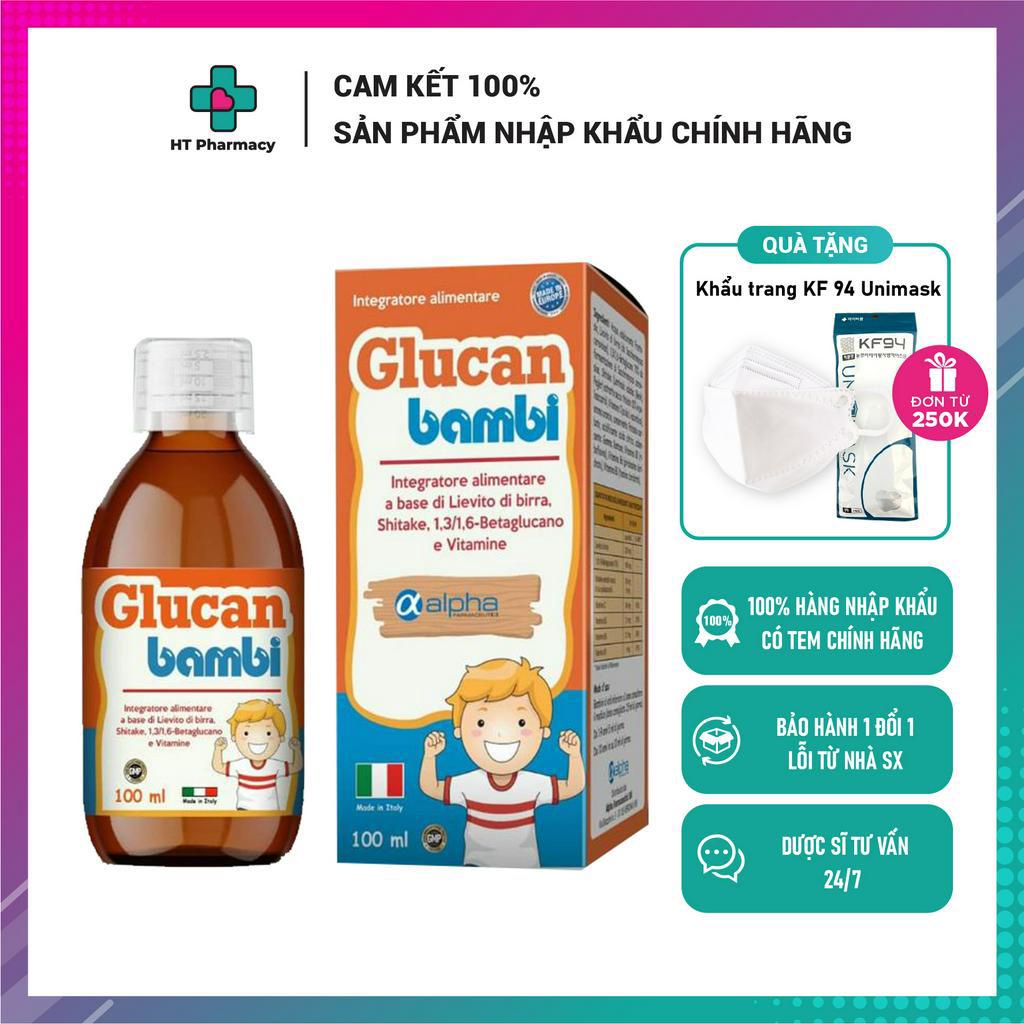 Glucan Bambi - Tăng cường sức đề kháng cho bé - Nhập khẩu Italy