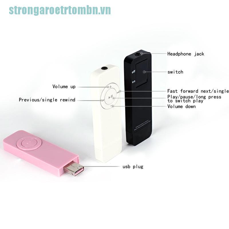 Máy Nghe Nhạc Mp3 Cổng Usb Kèm Phụ Kiện