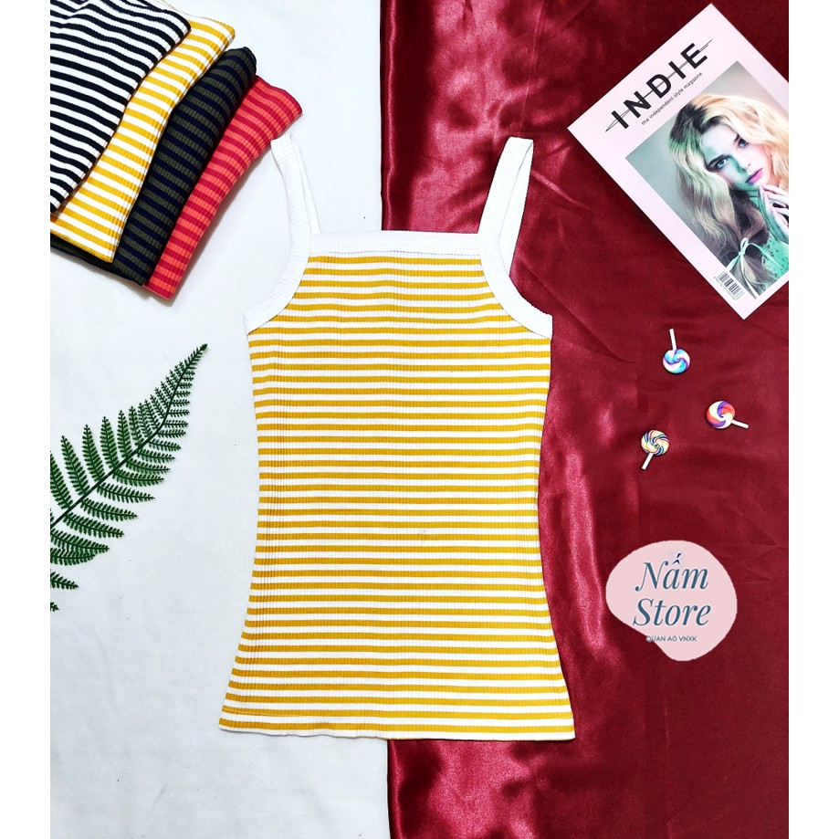 Áo Thun 2 Dây Sọc Ngang O.NAVY Tôn Dáng Xuất Xịn