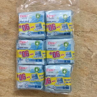 36 miếng (6 gói) bvs Sensi Cool fresh hàng ngày hàng khuyến mãi