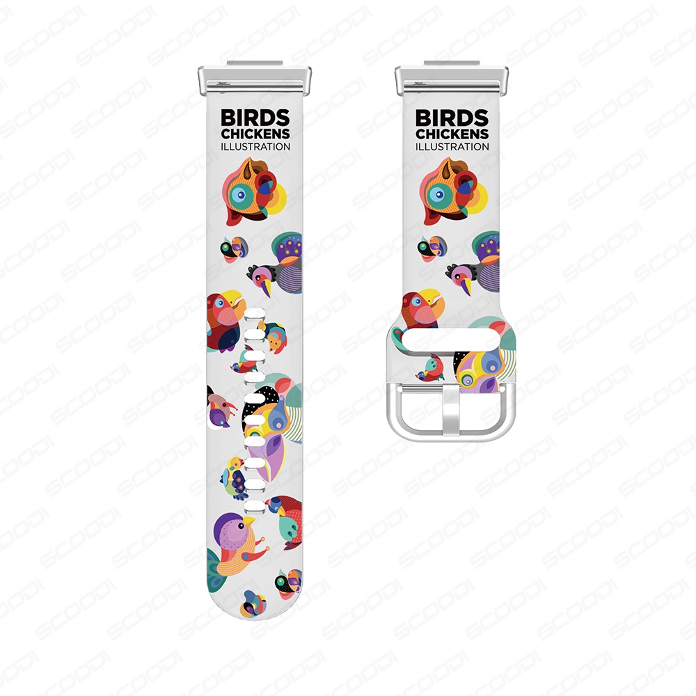 Dây Đeo Silicone Trong Suốt Cho Đồng Hồ Thông Minh Huawei watch FIT 2 / FIT / FIT