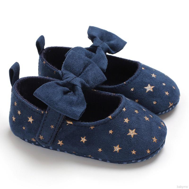 Đôi sneaker tập đi đế mềm chống trượt phong cách công chúa cho bé gái
