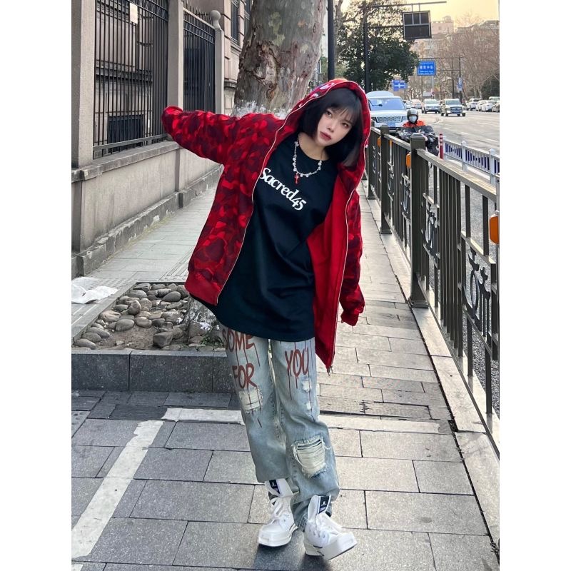 Quần Jean Rách Dáng Bút Chì Phong Cách Hip Hop Mới 2023 Cho Nam