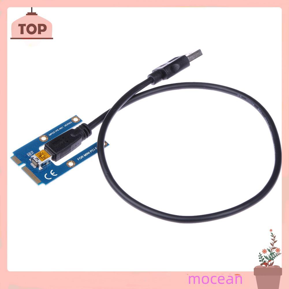 Card Mở Rộng Mocean Usb 3.0 Pci-E Express 1x Sang 16x Kèm Cáp Sata 6pin