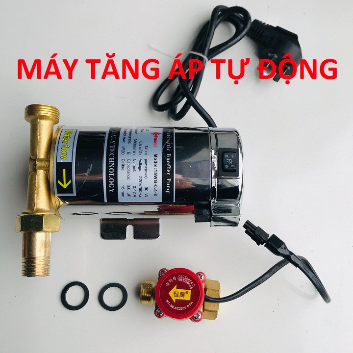 Bơm tăng áp feroni  cho bình nóng lạnh công suất: 90W