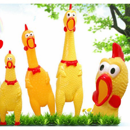 [FREESHIP] ĐỒ CHƠI CHO CHÓ MÈO HÌNH CON GÀ