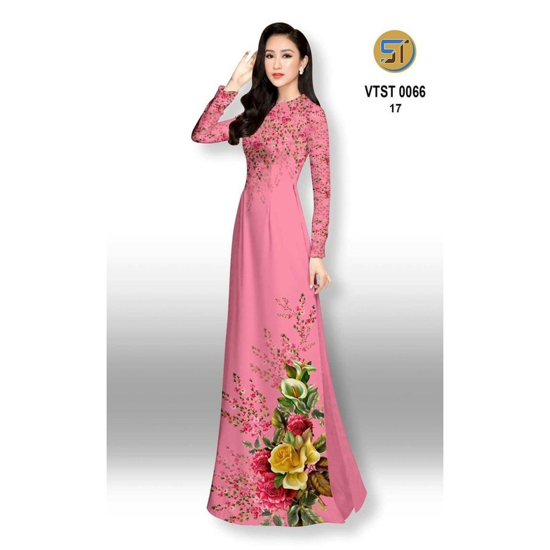 ÁO DÀI HOA MAY SẴN