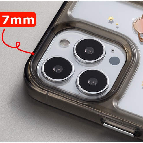 Ốp Điện Thoại Silicon Trong Suốt Hình Gấu Dễ Thương Chống Sốc Cho IPhone 14 13 12 11 Pro Max XS X XR 8 7 Plus 6S