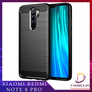 Ốp lưng Xiaomi Redmi Note 8 Pro, Ốp Carbon phay xước chống sốc chống vân tay cho Xiaomi Redmi Note 8 Pro