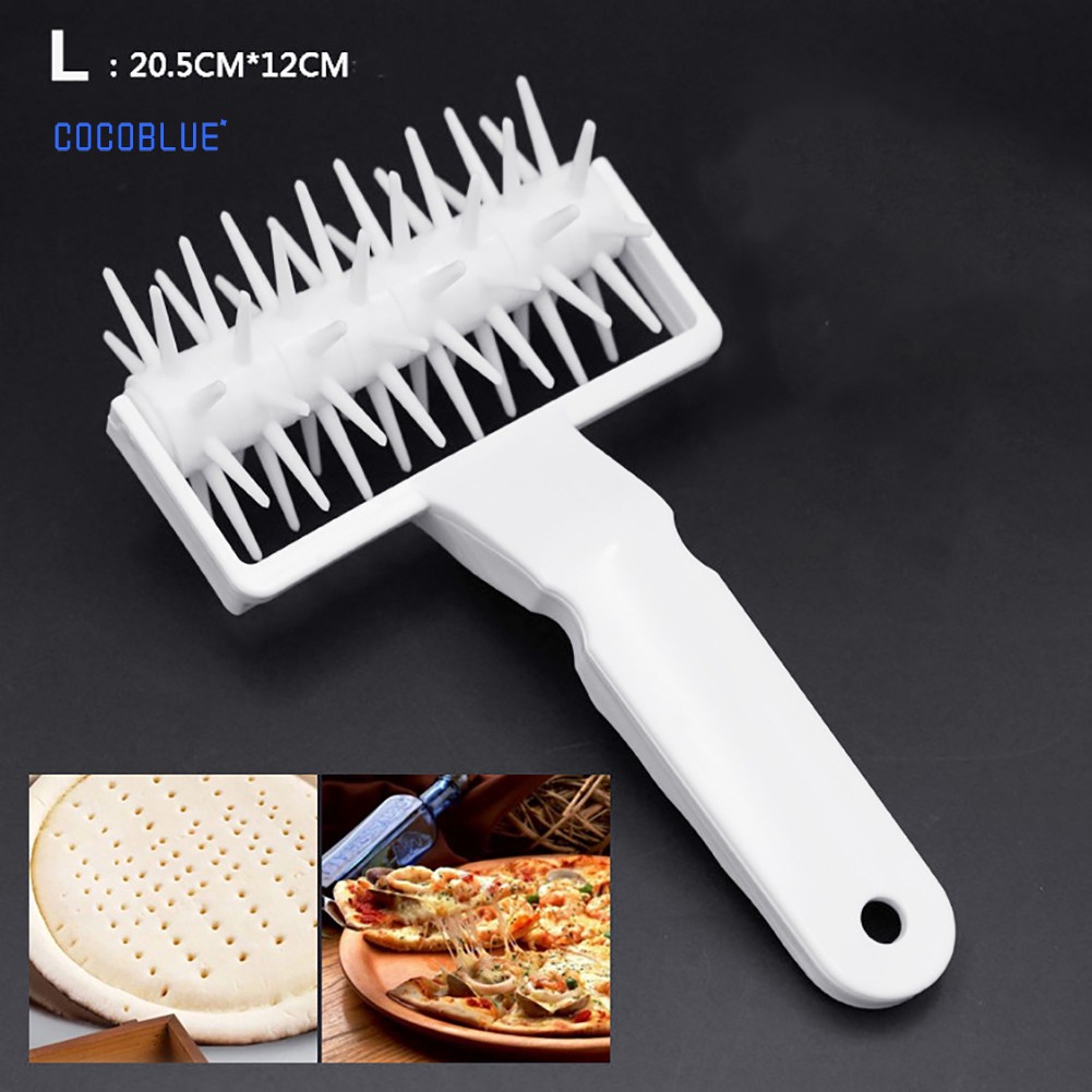 Dụng cụ lăn tạo lỗ bánh pizza bằng nhựa
