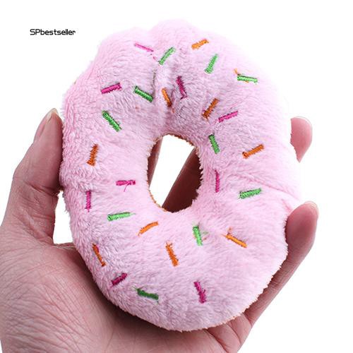 Đồ chơi phát tiếng kêu hình bánh donut cho thú cưng