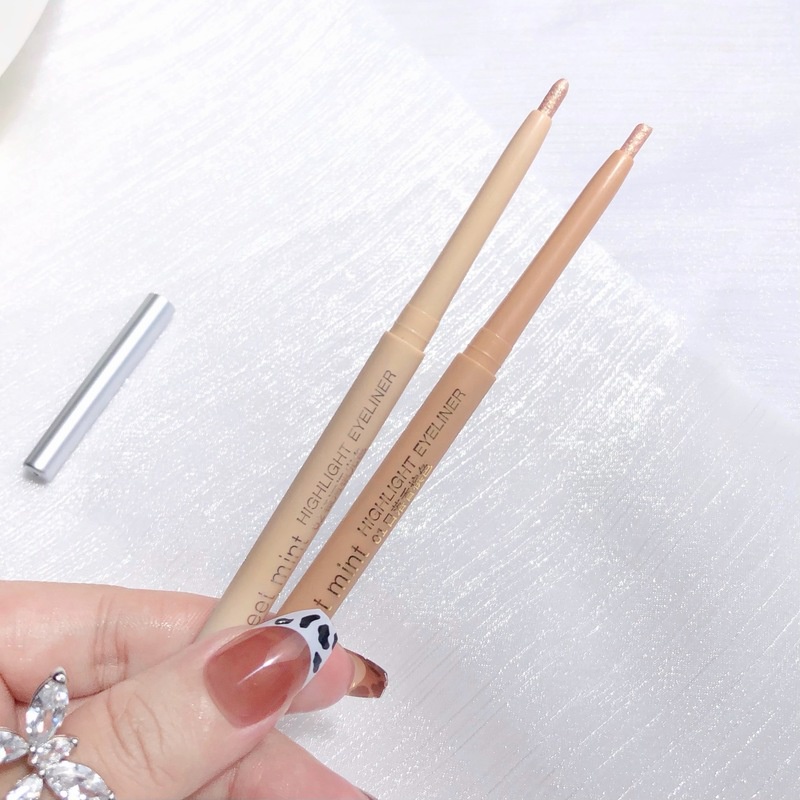 Bút Kẻ Mắt 2 Màu Ánh Ngọc Trai Tự Nhiên Sáng Da Chống Thấm Nước Và Mồ Hôi Đa Chức Năng