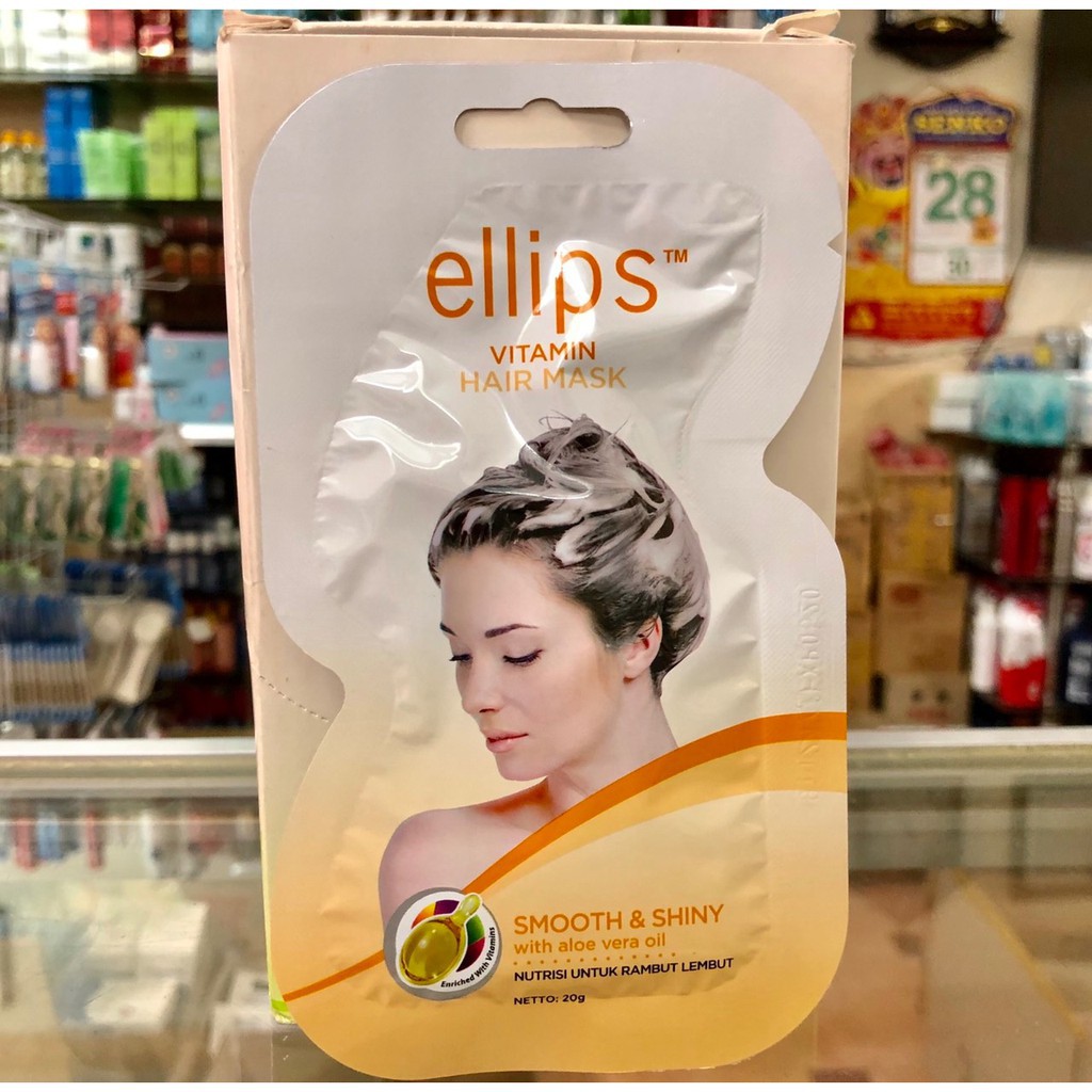 Mặt Nạ Ủ Tóc ELLIP Smooth Shiny 20g-0804274