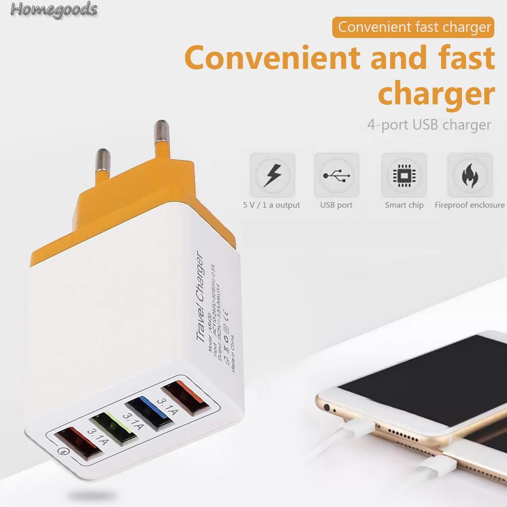 Cốc Sạc Nhanh 4 Màu 3a