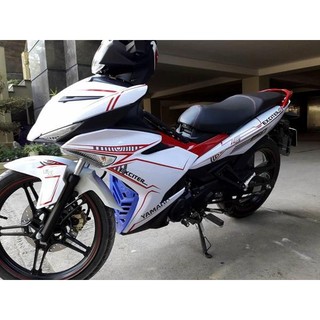 Tem exciter 150 mẫu ex trắng đỏ