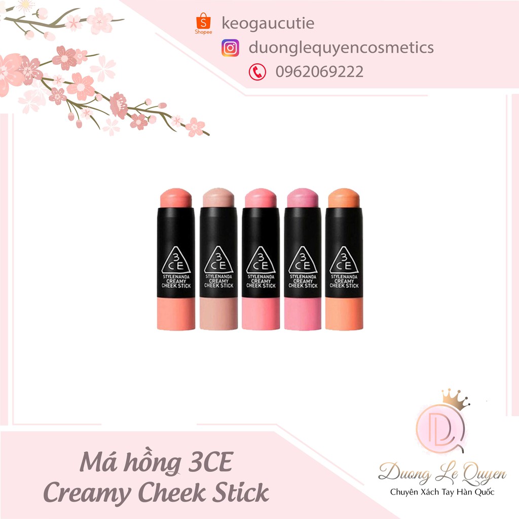 Má hồng 3 C E CREAMY CHEEK STICK