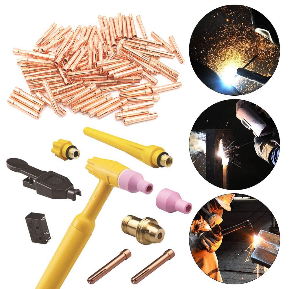 JONYE 10 Đầu Điện Cực Dày Bằng Đồng Cho Máy Hàn