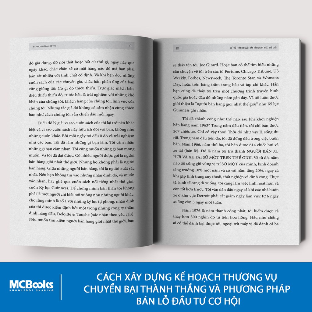 Sách Để trở thành người bán hàng giỏi nhất thế giới MCBU8405