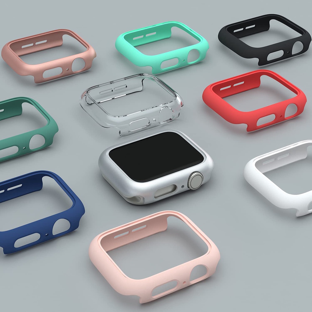 Vỏ PC cứng nhám bảo vệ mặt đồng hồ thích hợp cho Apple Watch 7 iWatch 7 41mm 45mm