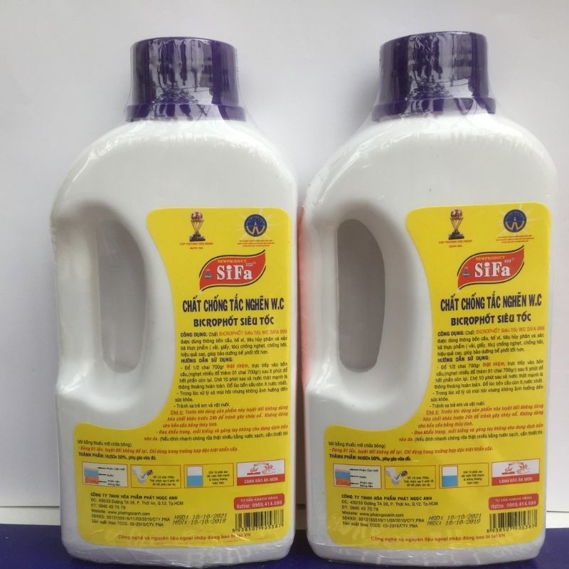 Thông tắc bồn cầu sifa hiệu quả siêu tốc