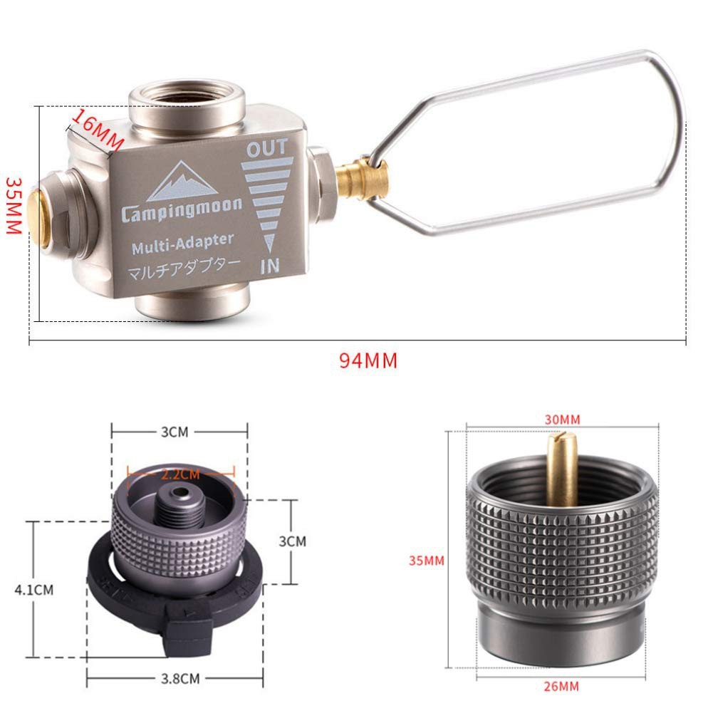 Đầu Adapter sang chiết bình gas Campingmoon Z15