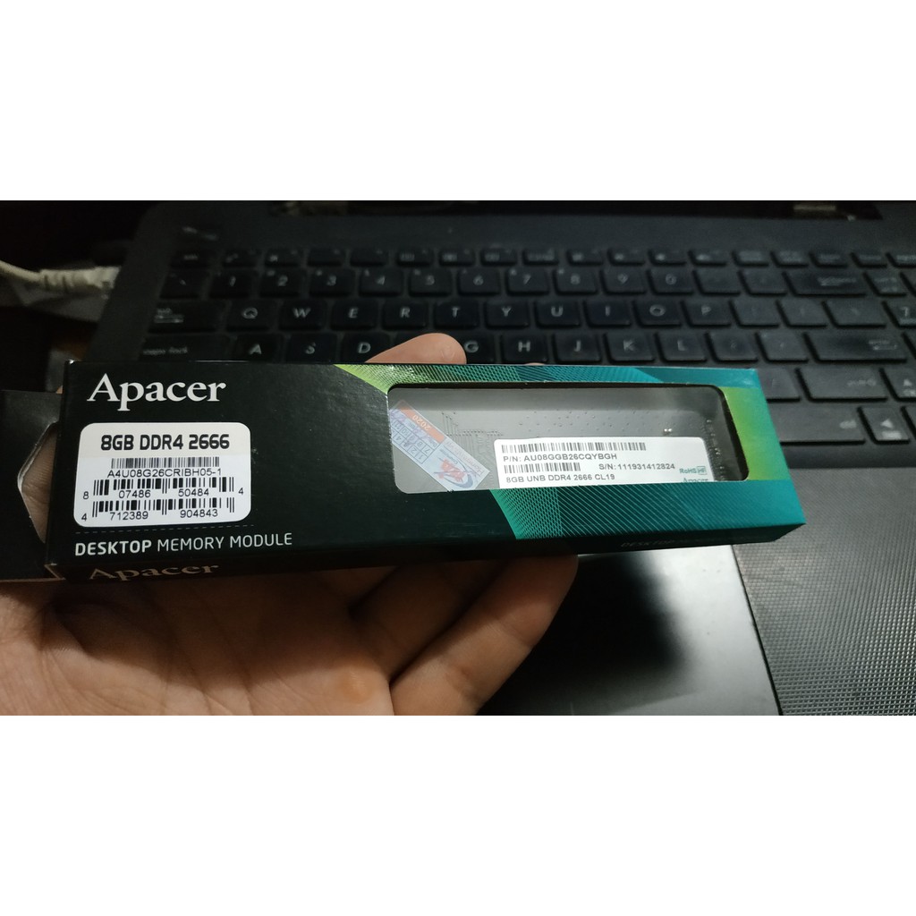 [Mã ELMS05 giảm 5% đơn 300k]Ram Apacer 8gb bus 2666 bảo hành 3 năm chính hãng | BigBuy360 - bigbuy360.vn