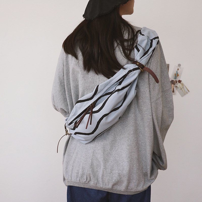 Túi Đeo Vai Vải canvas Dung Tích Lớn Phong Cách Nhật Bản Thời Trang Cho Nữ