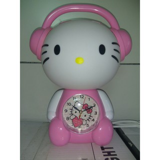Đèn ngủ Hello Kitty, Gấu vàng kèm đồng hồ cho bé