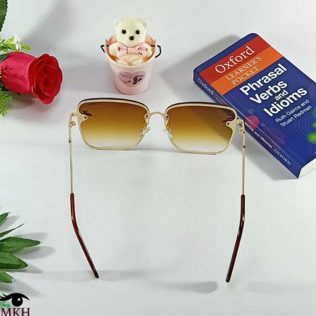 Mắt kính thời trang màu trà đeo ngay và đêm đều được -bao hành 12 tháng- chồng UV 400va tia cực tim | BigBuy360 - bigbuy360.vn