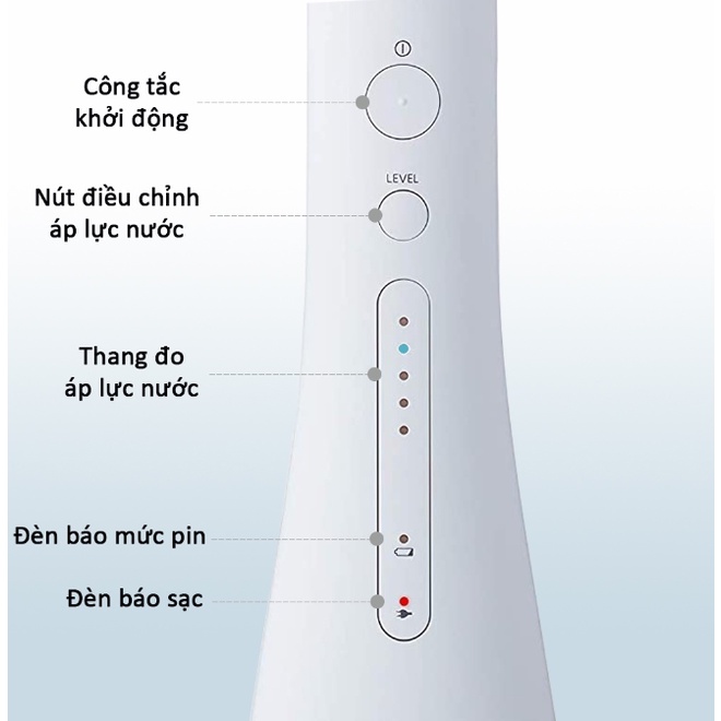 Máy tăm nước Panasonic EW1511 Đức công nghệ siêu âm vệ sinh răng miệng - Shop Viloet