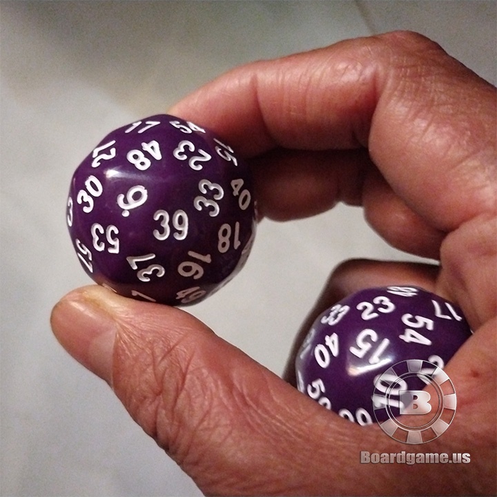 Viên xúc xắc 60 mặt chơi nhiều game size 35mm