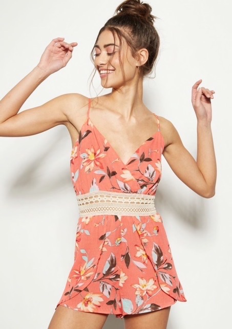 Jumpsuit hoa âu