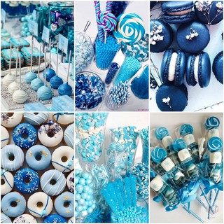 Bộ 6 Áp phích - Poster Blue Sweet - Món Ngọt Màu Xanh Dương 1