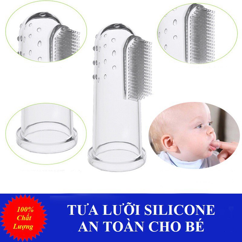 Rơ lưỡi silicon siêu mềm, an toàn cho bé
